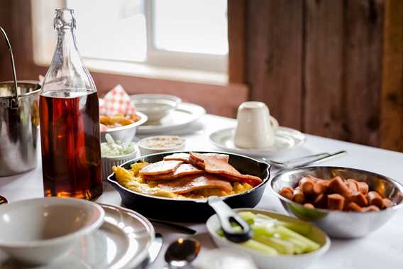 Repas traditionnel et fait maison